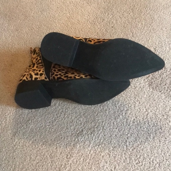 Steve Madden “Jerry” Calf Hair western inspired elastic gore Chelsea boots EUC - Picture 3 of 5